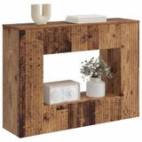 vidaXL - Wandtafel - Oudhout - 101 x 29 x 74 cm - Geconstrueerd hout