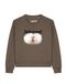 Watapparel Sweatshirt 'Schnauze' bruin / zwart / wit