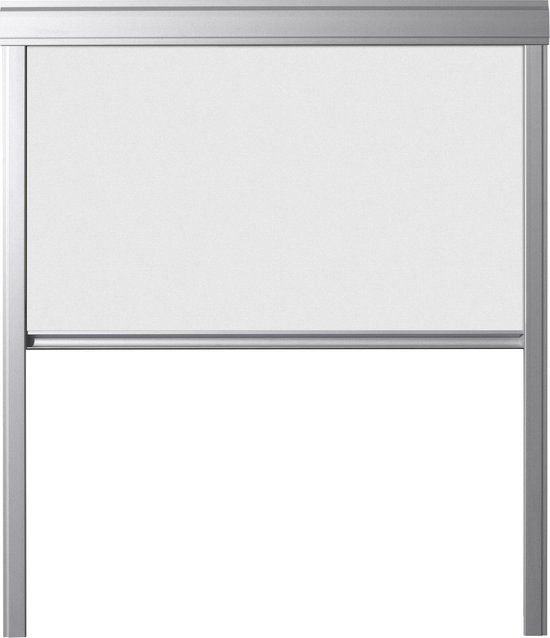 Timlux Verduisterend Rolgordijn voor VELUX Dakramen GGL-GPL-GGU-U08, 808, 8 - Wit - 134x140cm