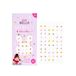 MISS NELLA 60 autocollants pour ongles pour enfants - Flocons de neige et motif de conte de fées - Facile à appliquer - Longue durée - À partir de 3 ans (1, Cutie in Bloom)