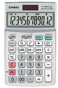 Casio JF-120ECO Bureaublad Rekenmachine Wit