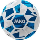 Jako River Trainingsbal - Wit / Marine - Maat 5