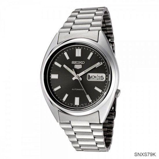HelloTV Seiko 5 Gent Automatic SNXS79K Polshorloge Mannen Analoog Rond