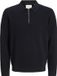 Jack & Jones Premium JACK&JONES JPRBLAMILANO STITCH KNIT ZIP POLO SN Heren Polo Lange Mouw Katoen Night Sky XXL