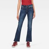 G-Star Midge Bootcut Wmn Dames Jeans 24/28 Katoen Polyester Elastaan Dk Aged