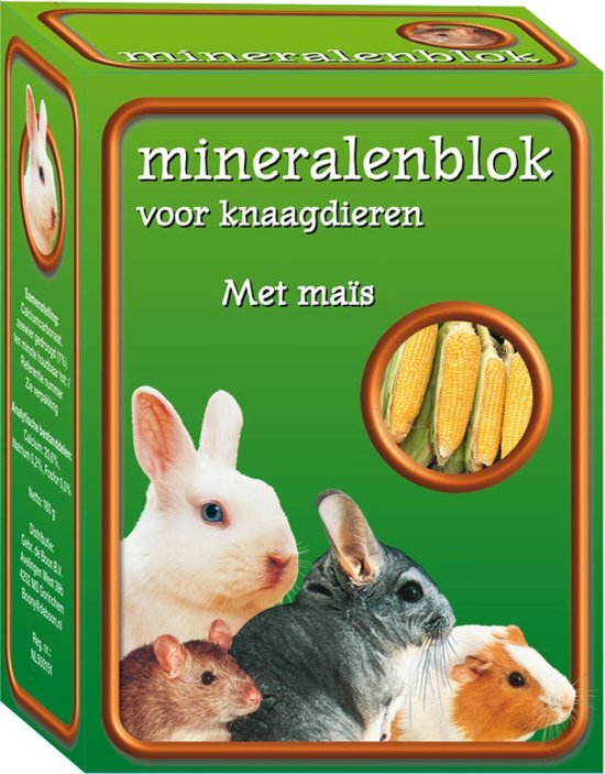 de Boon Mineralenblok met maÃ¯s - Knaagdierenvoer