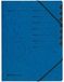 Herlitz 10843050 Colorspan map met tabbladen 1-7 blauw