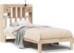 vidaXL Bed met boekenkast zonder matras massief grenenhout 90x200 cm