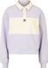 Fila Femmes Langogne Oversized Cropped Polo Sweat FAW1007 Thistle-Antique White M