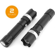 QY Zaklamp set - Militaire LED Zaklampen - 1000 Lumen - Waterproof - 2 stuks