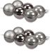 Othmara decorations Othmar Decorations Kerstballen - 12x st - titanium grijs - 8 cm - glas - mat / glans - kerstversiering