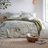 Appletree Loft - Edale - 100% katoenen dekbedovertrekset - Super-kingsize bedmaat in groen