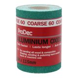 ProDec 5m Rol 60 Korrel Grof Groen Aluminium Oxide Schuurpapier