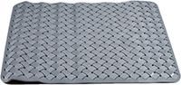 Arte r Artesania Cerd Badmat/douchemat steengrijs geweven patroon 50 x 50 cm - Anti-slip mat voor in de douchecabine