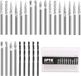 Roterende SPTA Roterende frezen, 20 stuks wolfraamcarbide frees roterende stalen boor diamantboren/roterend gereedschap met 1/8 inch (3 mm) schacht/doe-het-zelf timmerwerk, snijwerk, graveren, boren op hout