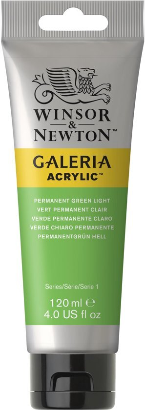 Winsor & Newton Galeria Acryl 120ml Permanent Green Light