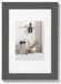 Walther Design fotolijst grijs 13 x 18 cm met passe-partout, Home houten lijst HO318D