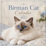 Birman Cat Calendar 2027