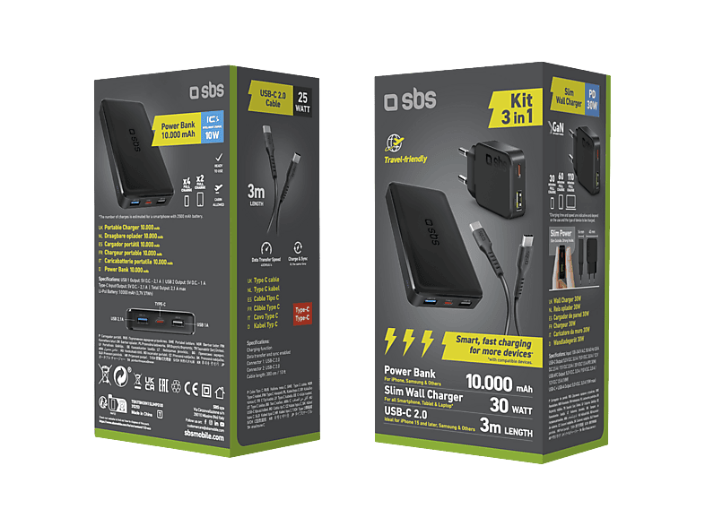 Sbs 3-in-1 Charging Kit