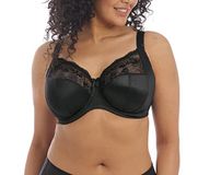 Elomi Morgan Underwire elastische kanten beha met volledige dekking voor dames (1 stuk), zwart.