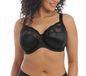 Elomi Morgan Underwire elastische kanten beha met volledige dekking voor dames (1 stuk), zwart.