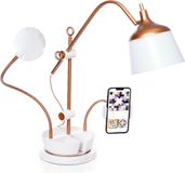 Daylight Anita Bureaulamp E21058 - dimbare LED verlichting - 3 lichtkleuren - 2x vergroting - smartphonehouder