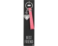Depesche Sleutelhanger Best Friend Meerkleurig Kunstleer Metaal