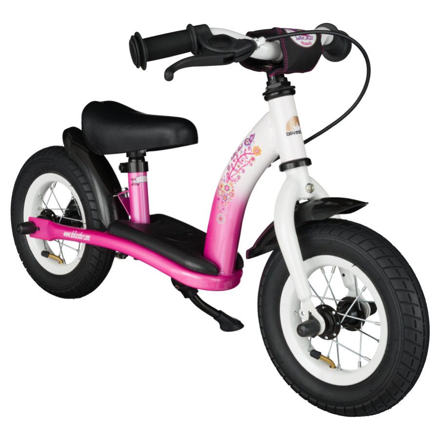 Bikestar® Loopfiets 10 Pink-wit