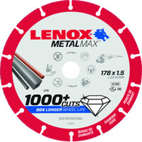 LENOX LENOX Diamantzaagblad MetalMax 178mm X 1,5mm Aantal:1