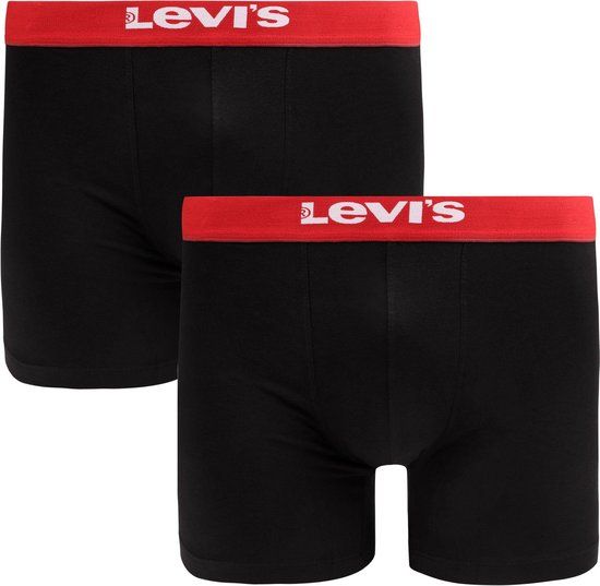 Levi's Brief Boxershorts 2-Pack Zwart - Heren - Maat XL - Body-fit