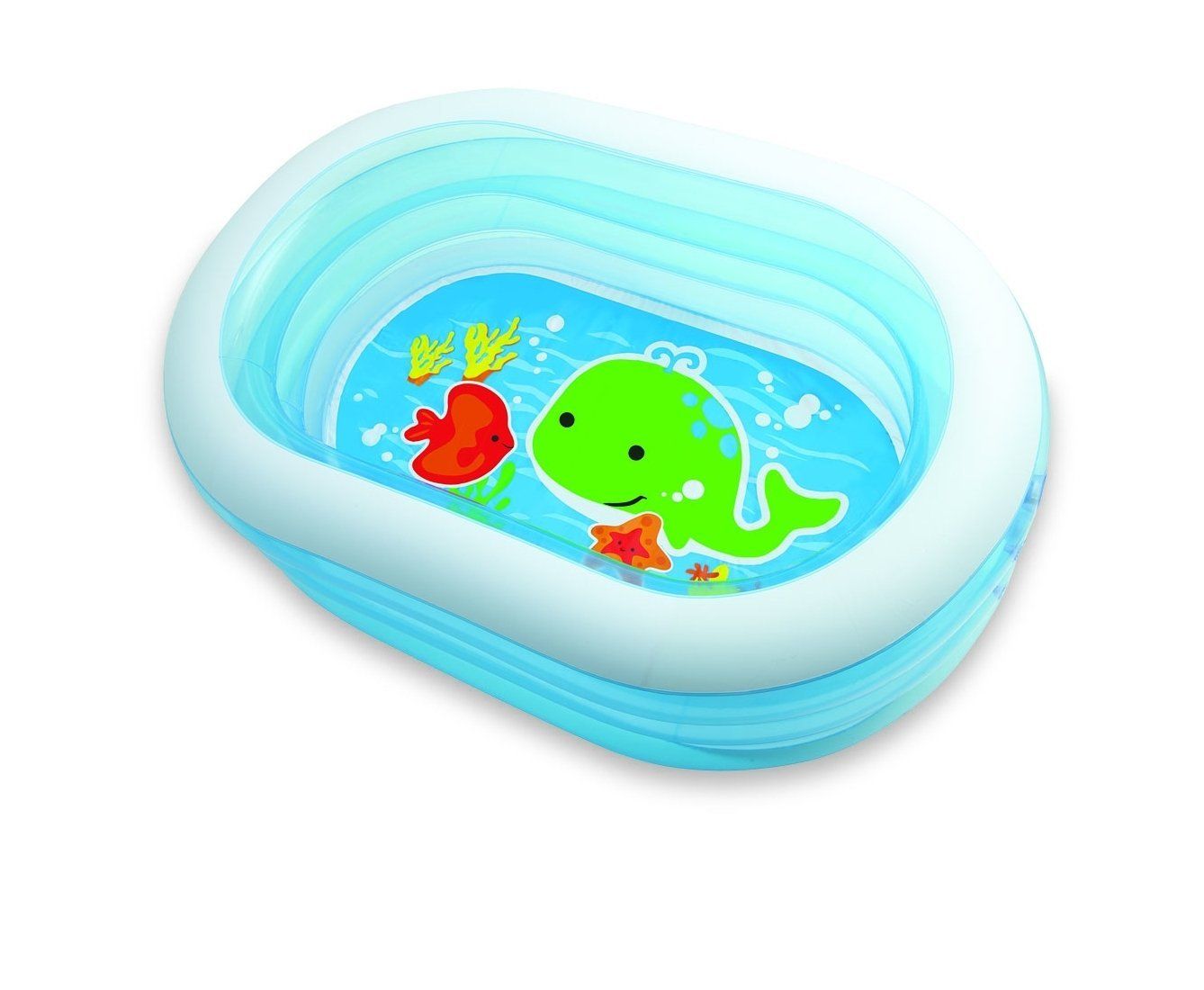 Intex My Sea Friends Rectangular Inflatable Pool - 163 x 107 x 46 cm