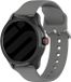 Strap-it Universele 24mm Siliconen Horlogeband Donkergrijs
