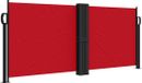 vidaXL Pare-vent rétractable 100x600 cm rouge