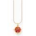 Thomas Sabo KE2204-471-7-L45V Vergoldete Kette mit Palmenanhänger Damen, verstellbar