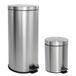 happimess HPM1000A Oscar 8-Gallon Stap-Open Prullenbak met Gratis Mini Prullenbak, Vingerafdrukbestendig, Roestvrij Staal
