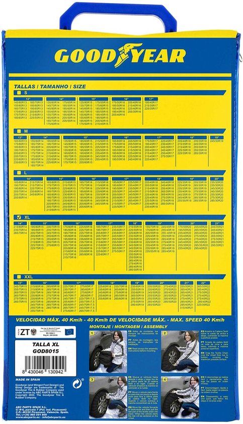 Sneeuwkettingen voor auto's Goodyear ULTRA GRIP (XL)