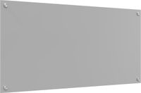 vidaXL Keukenachterwand Lichtgrijs 100 x 50 cm Gehard Glas
