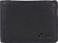 Esquire Duo Portemonnee Leer 11 cm - Zwart