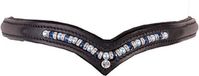 HKM Crystal Pearl Hoofdbanden Zwart Pony