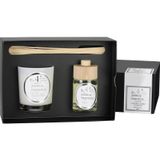 Cerabella Set4 Bougie + Mikado Jasmine-Magnolia 23x16,6x8,3cm