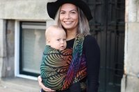 Yaro Dandy Black Autumn Rainbow - 4.60 meters Woven Wrap