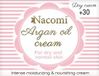 Nacomi Argan Crème 30+ voor dagelijks gebruik, 50 ml