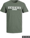 JACK&JONES JWHCORP LOGO TEE PLAY2 SS O-NECK SN Heren T-shirts XL Katoen Agave Green
