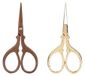 Set de 2 Ciseaux à sourcils en acier inoxydable pour soins de précision