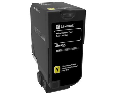 Lexmark CS720 Yellow Toner Cartridge - Original - 7,000 Pages