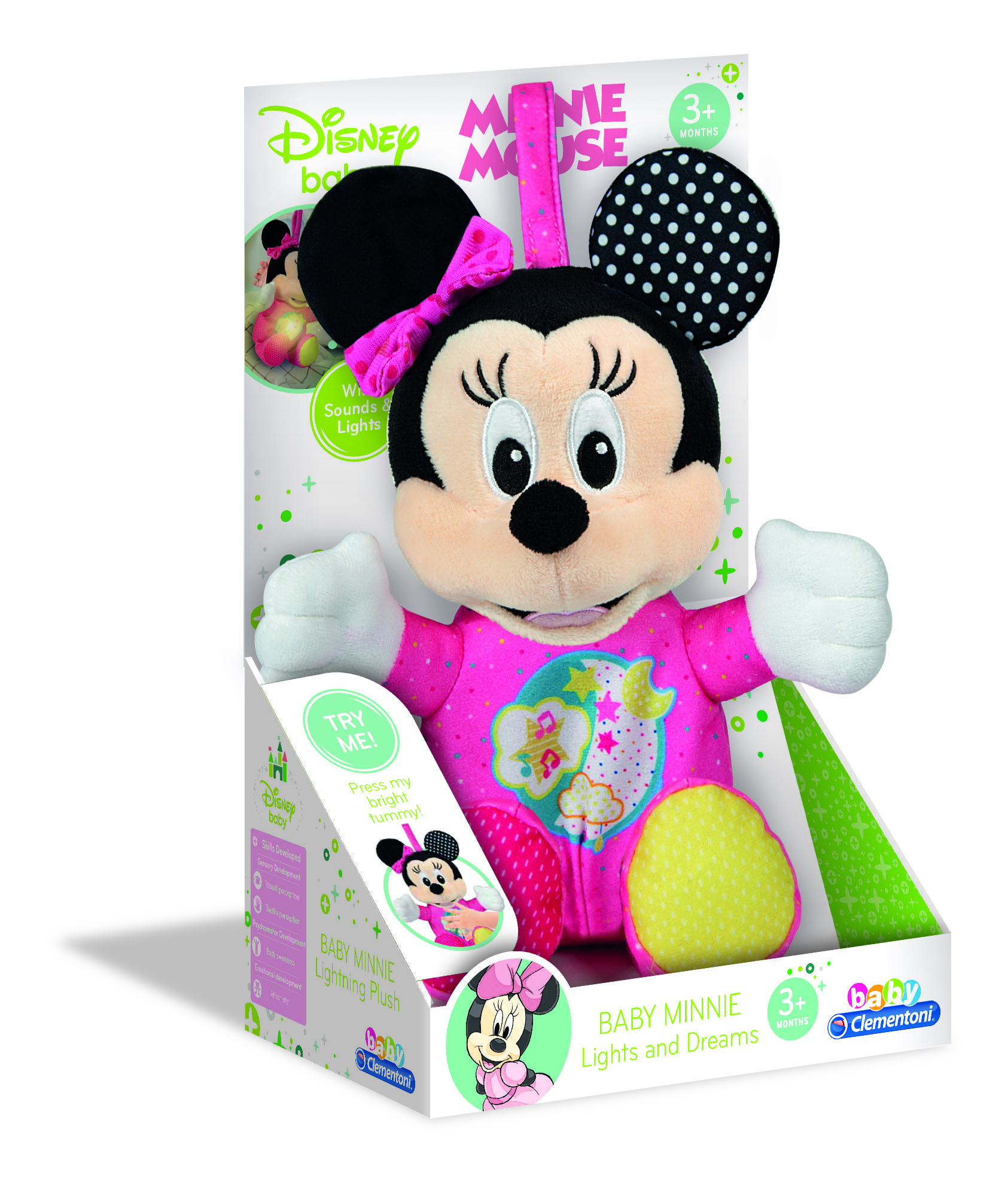 Clementoni Baby Minnie Lightin Plush