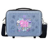 Movom Power Girl Nececer aanpasbaar, blauw, 29 x 21 x 15 cm, stijf, ABS, 9,14 l, 0,8 kg