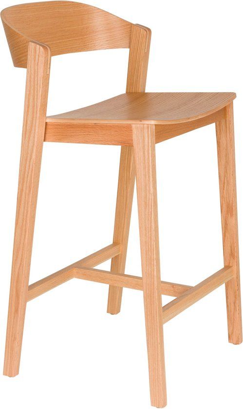 Housecraft Living Wooz Barkruk 65 cm Eikenhout Bruin