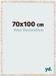 yd. Cadre photo 70x100 cm Blanc Vintage MDF