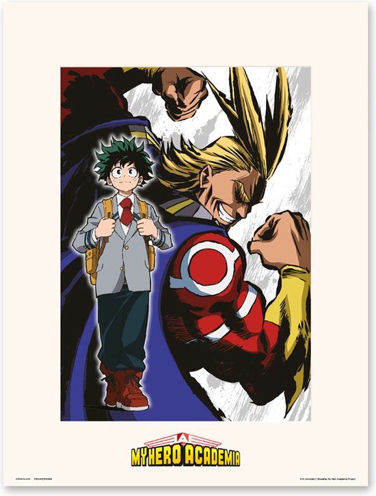 heroacademia My Hero Academia: First Season Print